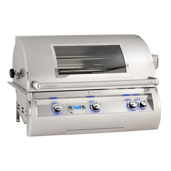 Fire Magic 36 x 22 in. Echelon Diamond Built-in Grill with Digital Thermometer E790i-8E1P